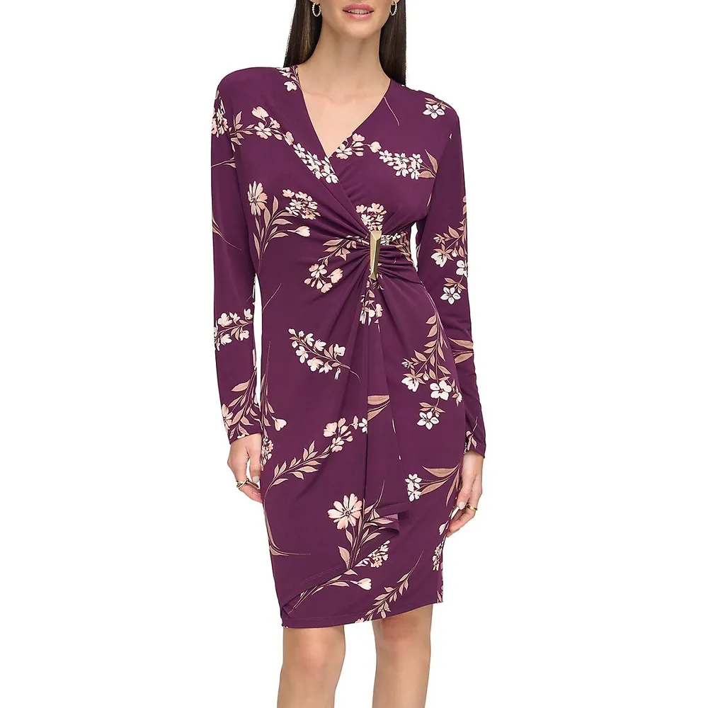 The Floral Wrap Dress