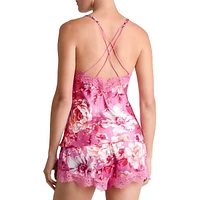 Be My Valentine Floral 2-Piece Cami Set