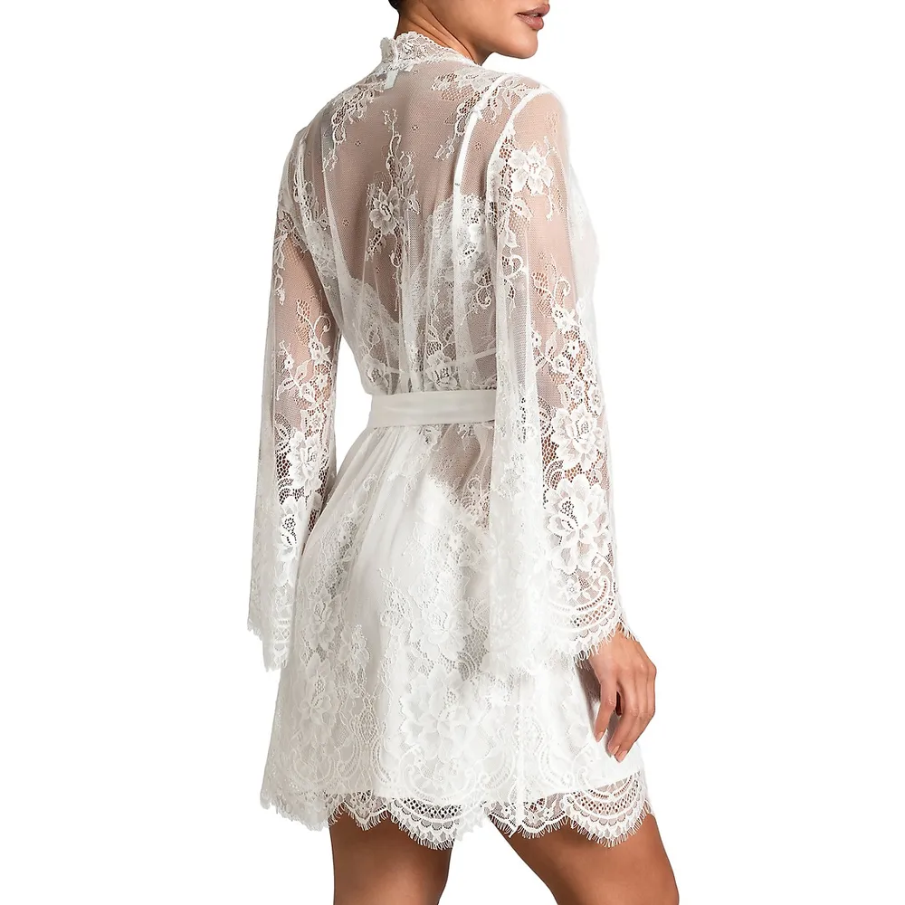 Marry Me Short Lace Robe