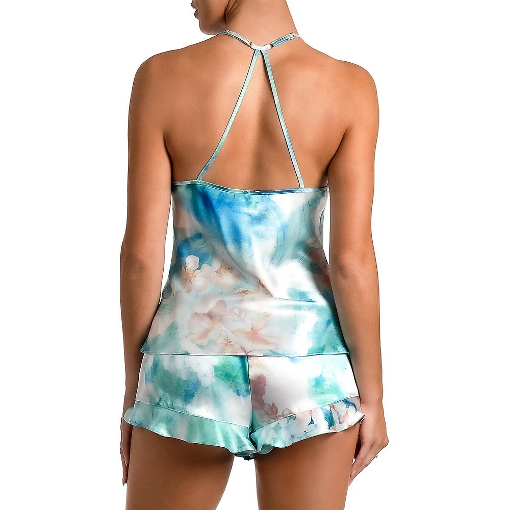 Casablanca Bloom 2-Piece Camisole & Shorts Set