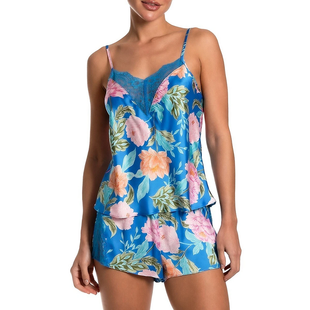 Encounter 2-Piece Floral Camisole & Sleep Shorts Set