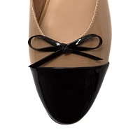 Patent Leather Ballet-Flat Mules