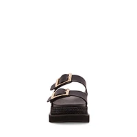 Miranda1 Platform Espadrille Slide Sandals