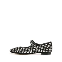 Michaela Gem Embellished Mary-Jane Flats