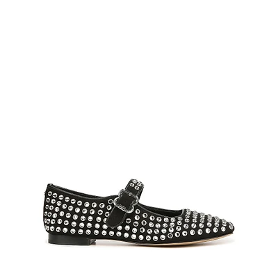 Michaela Gem Embellished Mary-Jane Flats