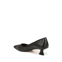 Darcy Leather Kitten Pumps