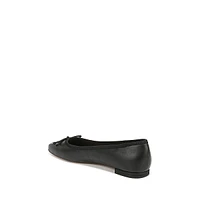 Abigail Leather Ballet Flats