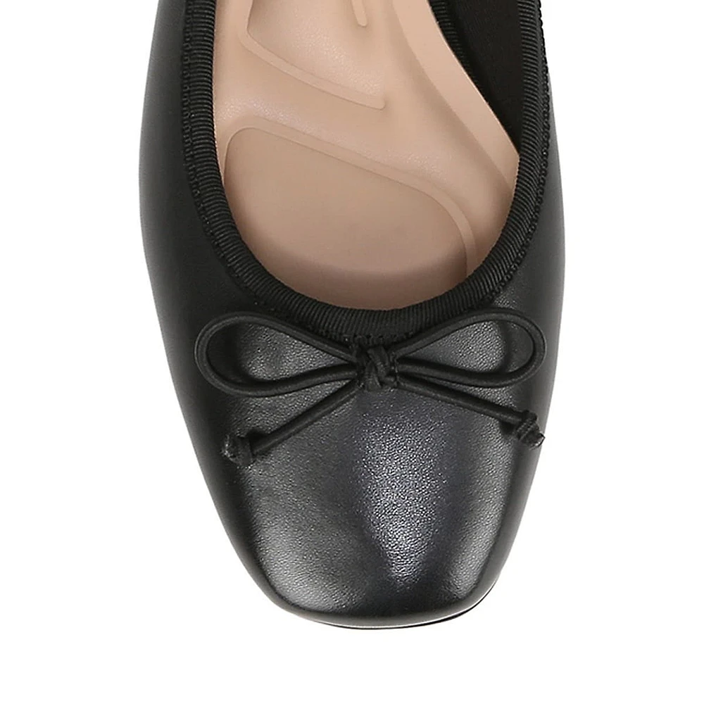 Abigail Leather Ballet Flats