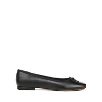 Abigail Leather Ballet Flats