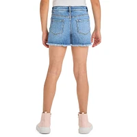 Girl's Mid-Rise Cutoff Jean Shorts