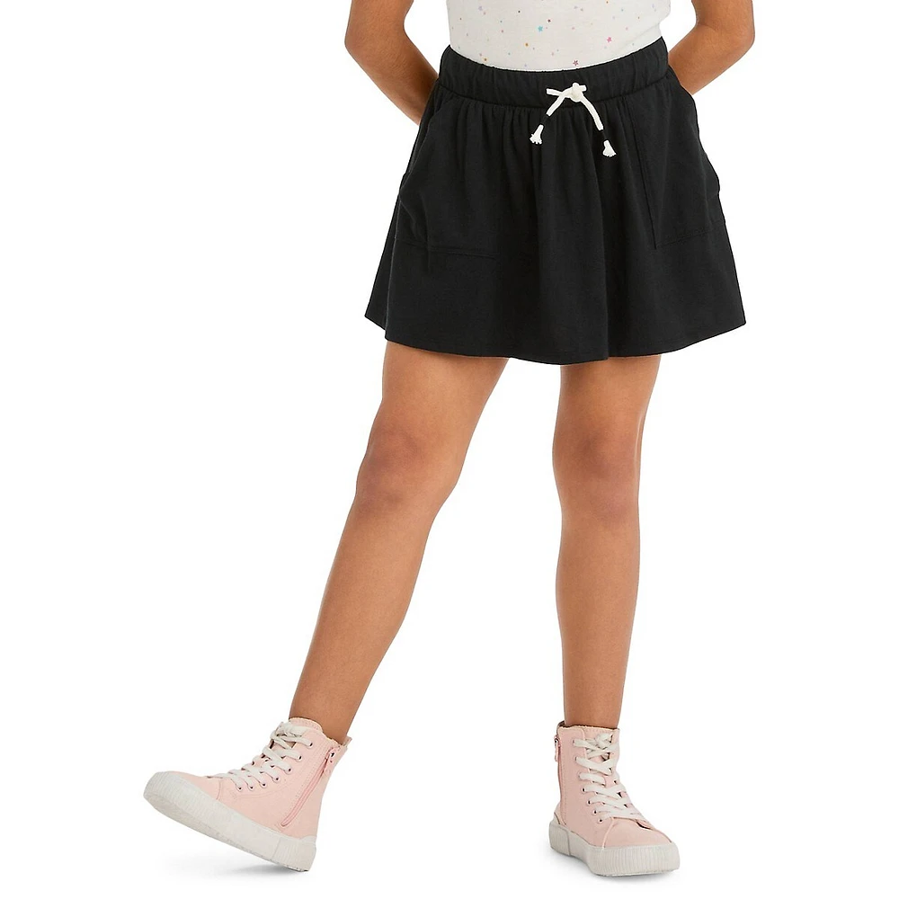 Girl's Patch Pocket Mini Skort