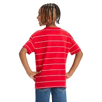 T-shirt rayé et texturé pour garçon