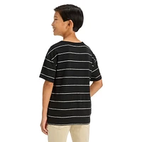 Boy's Textured Stripe T-Shirt