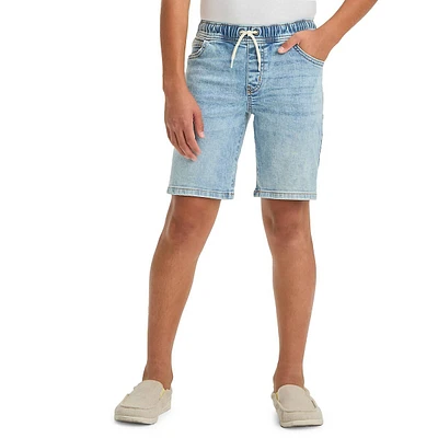 Boy's At The Knee Pull-On Denim Bermuda Shorts