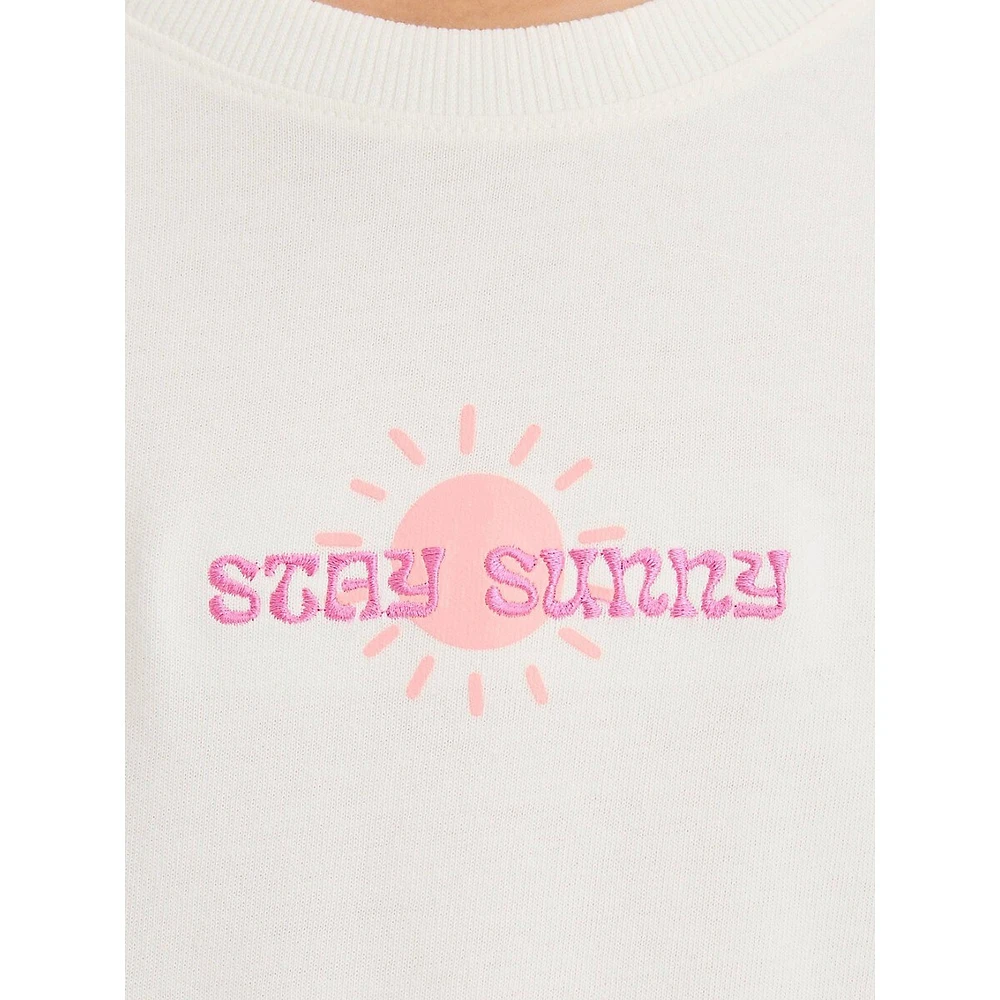 Girl's Stay Sunny Graphic T-Shirt