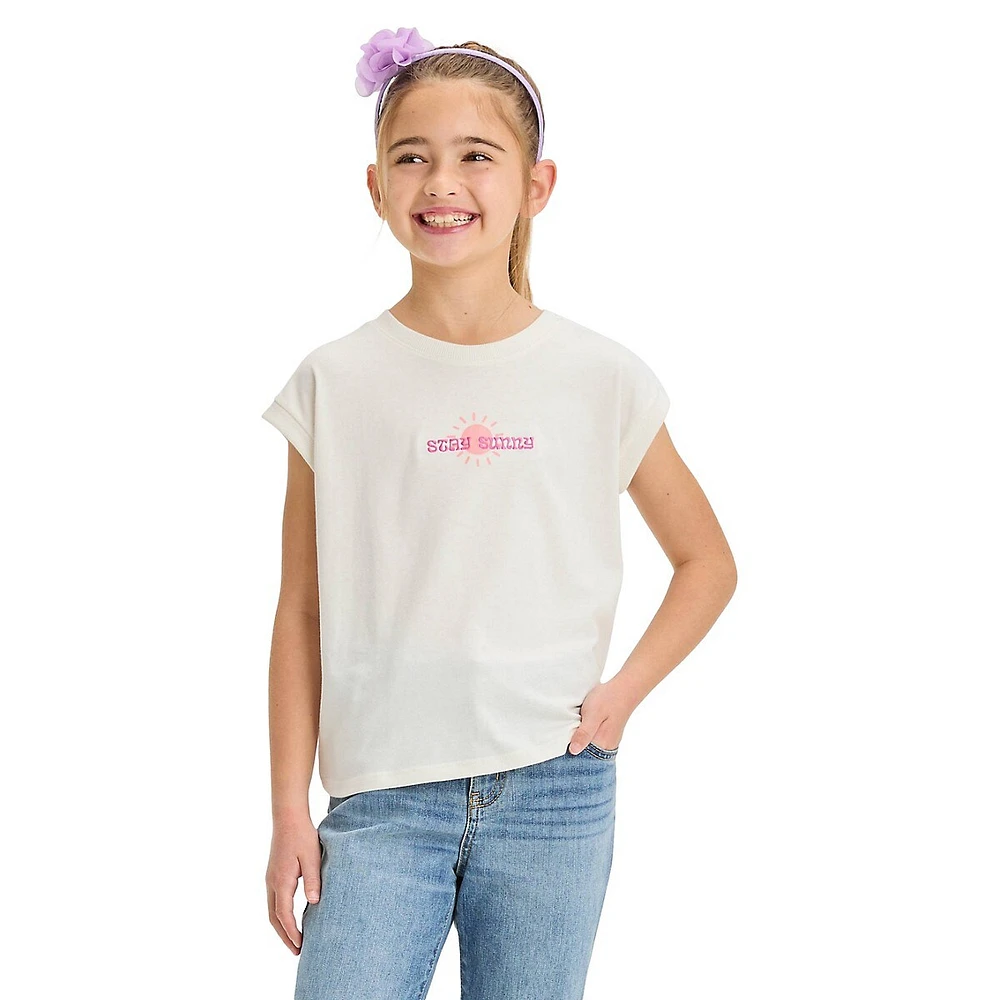 Girl's Stay Sunny Graphic T-Shirt