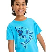 Boy's Shark Graphic T-Shirt