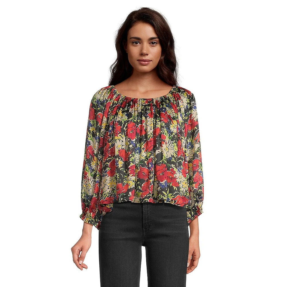 The Palmette Floral Top