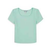 Girl's Squareneck Baby Tee