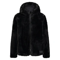 Girl's UA Cozy Faux Fur Hoodie