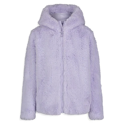 Veste à capuchon en similifourrure UA Cozy pour fille