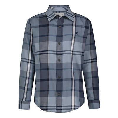 Boy's Bold Plaid Shirt