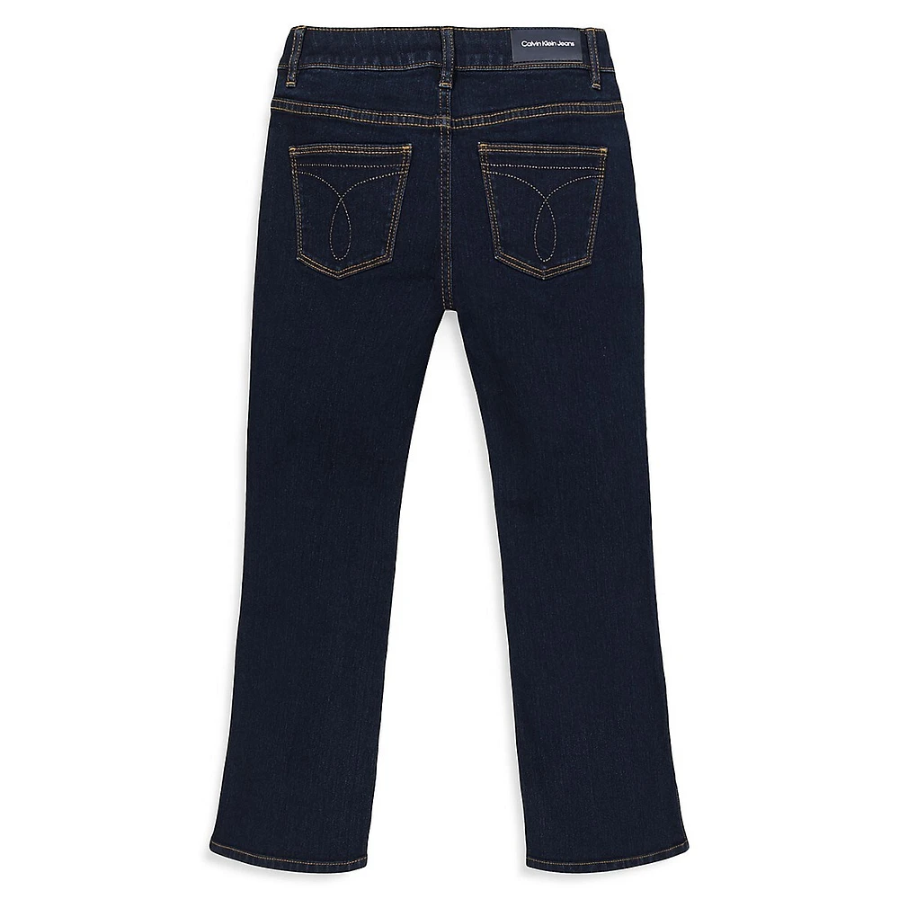 Girl's Stretch Denim Bootcut Jeans