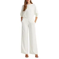 Relaxed-Fit Boatneck Dolman Sweater