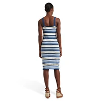 Robe débardeur rayée