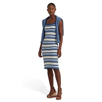Robe débardeur rayée