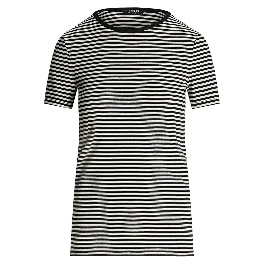 Relaxed-Fit Yarn-Dyed Stripe T-Shirt