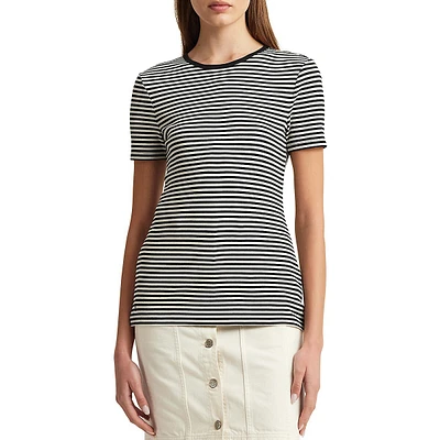 Relaxed-Fit Yarn-Dyed Stripe T-Shirt