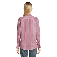 Classic-Fit Striped Broadcloth Shirt