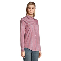 Classic-Fit Striped Broadcloth Shirt