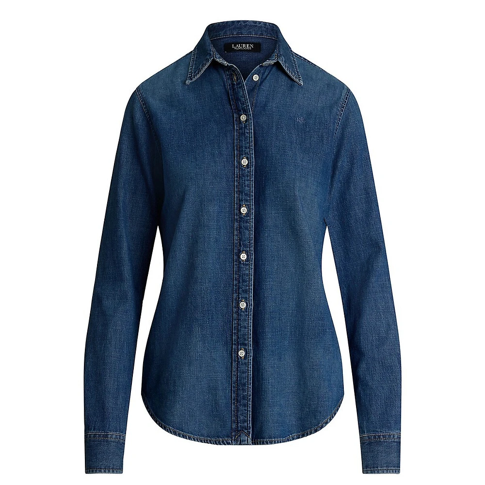 Classic-Fit Denim Shirt