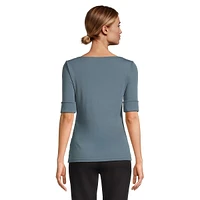 Slim-Fit Boatneck T-Shirt