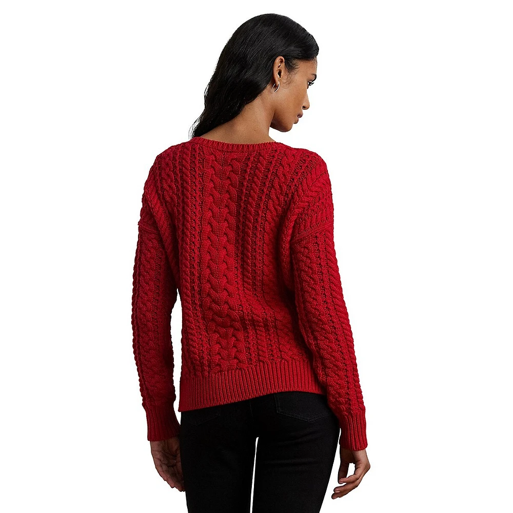 Cable-Knit Sweater