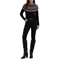 ​Fair Isle Turtleneck Sweater