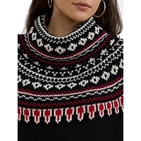 ​Fair Isle Turtleneck Sweater