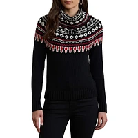 ​Fair Isle Turtleneck Sweater