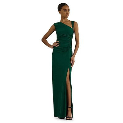 Stretch Jersey Sleeveless Gown