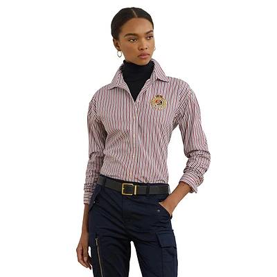 Relaxed-Fit Striped Broadcloth Shirt