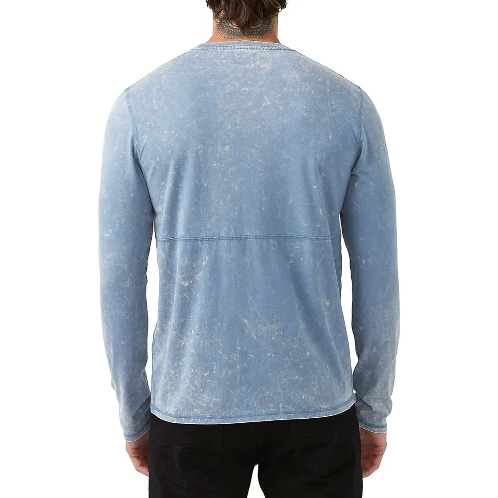 Kahel Relaxed-Fit Seamed Long-Sleeve T-Shirt