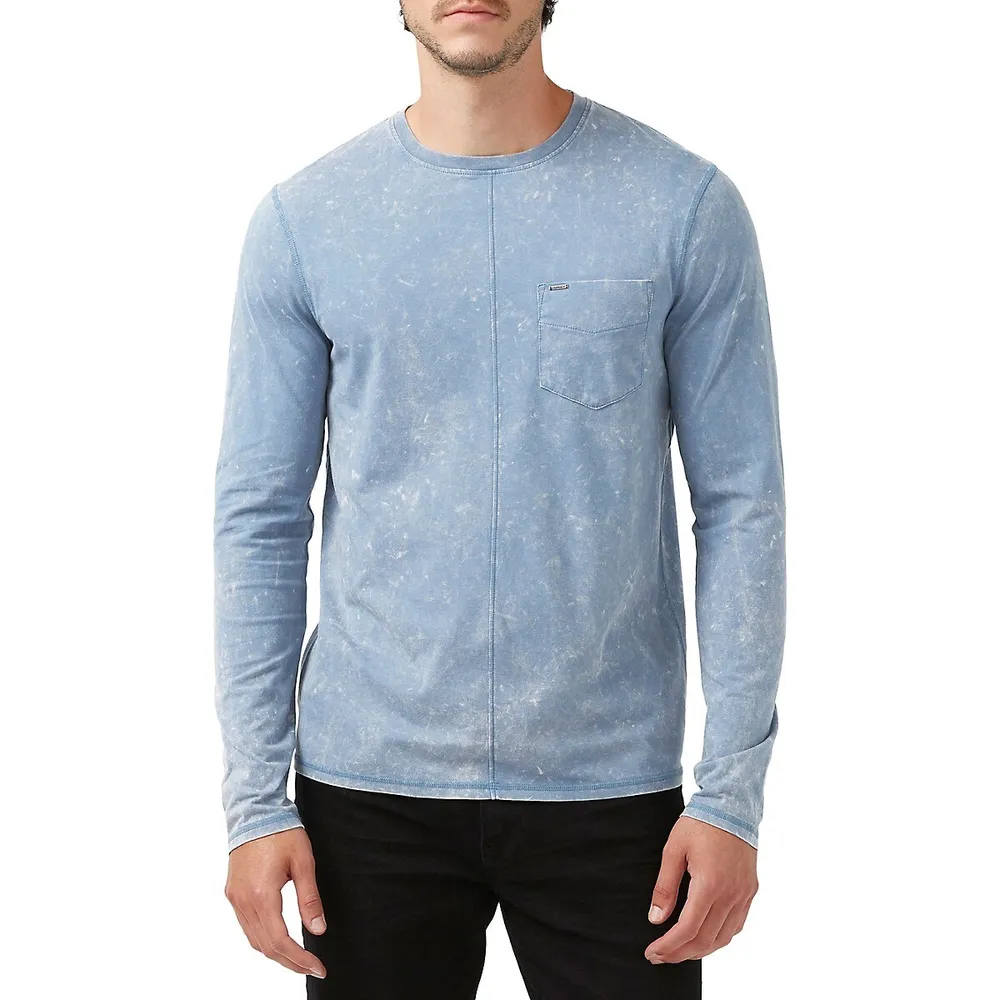 Kahel Relaxed-Fit Seamed Long-Sleeve T-Shirt