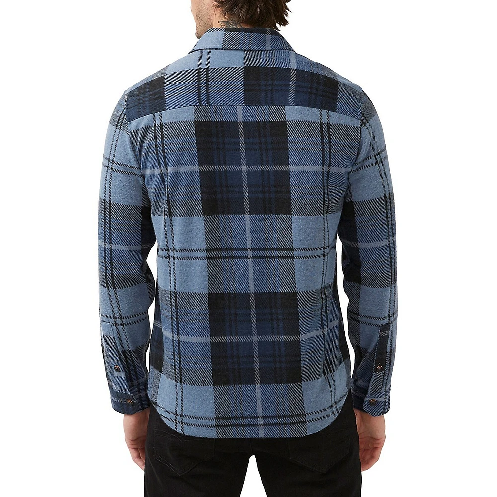 Sebbe Plaid Blanket Shirt