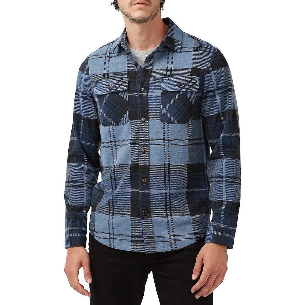 Sebbe Plaid Blanket Shirt