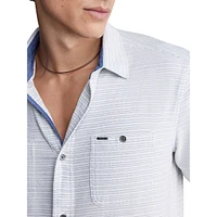 Sinyl Striped Short-Sleeve Shirt