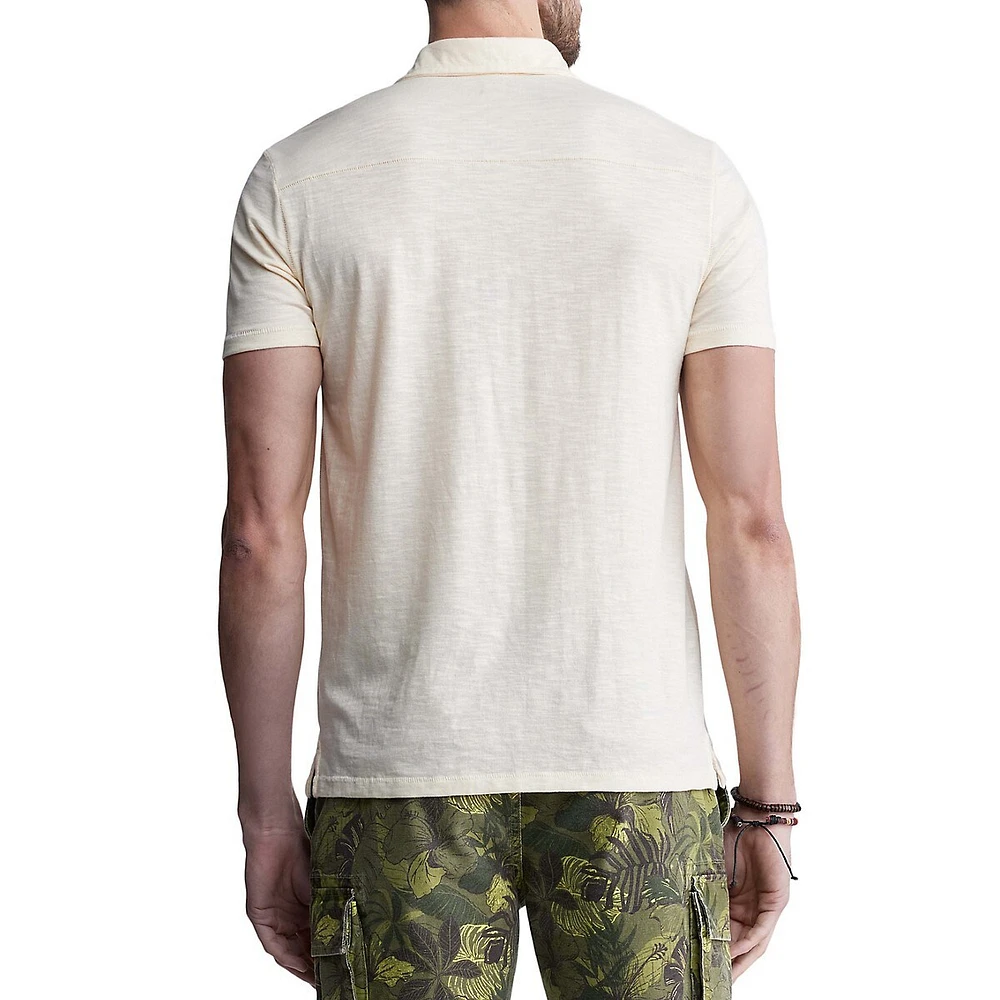 Kasper Slubbed Polo Shirt