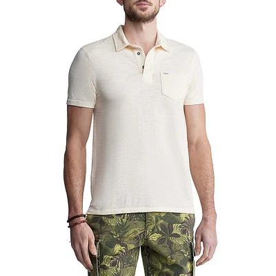 Kasper Slubbed Polo Shirt