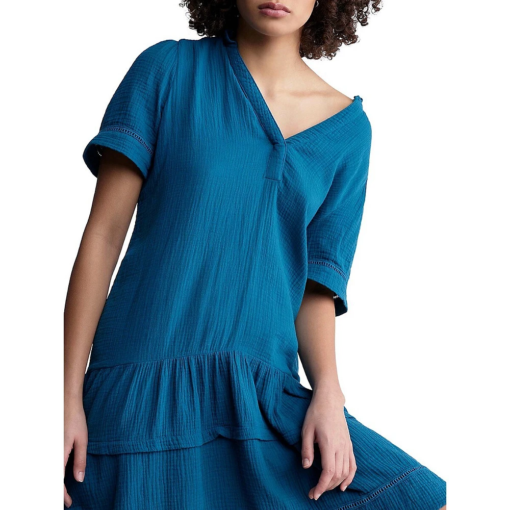 Zinnia Ruffled Drop-Waist Dress
